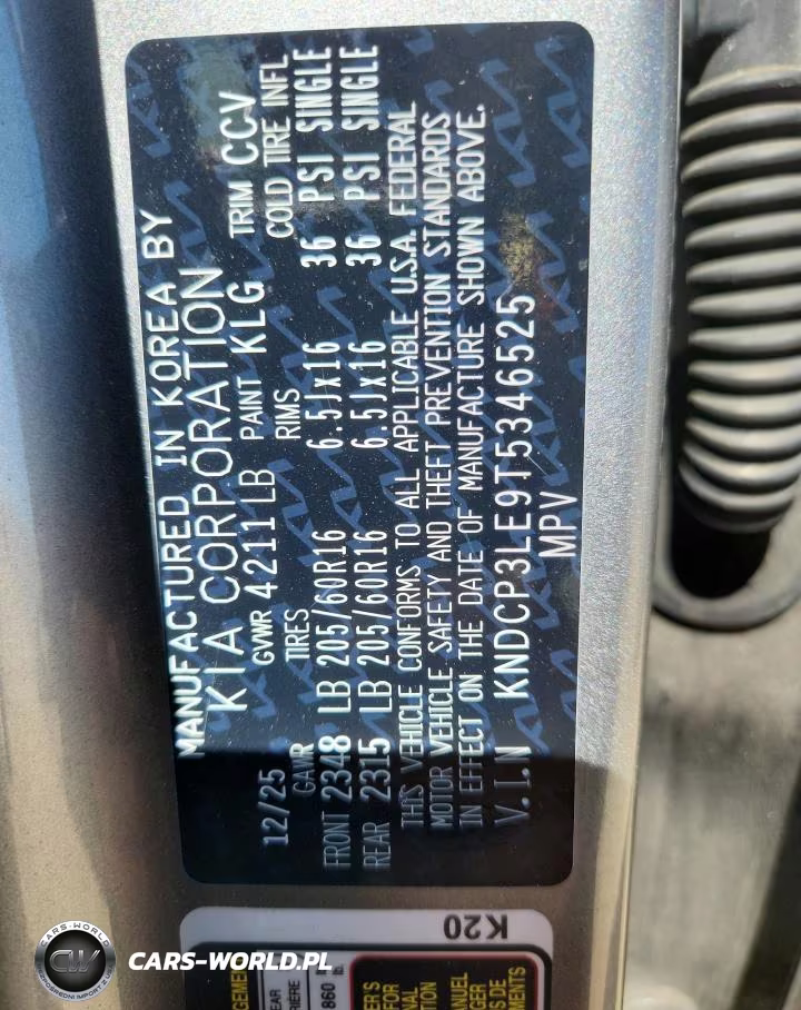 2026 Kia Niro Lx VIN:KNDCP3LE9T5346525 - 13