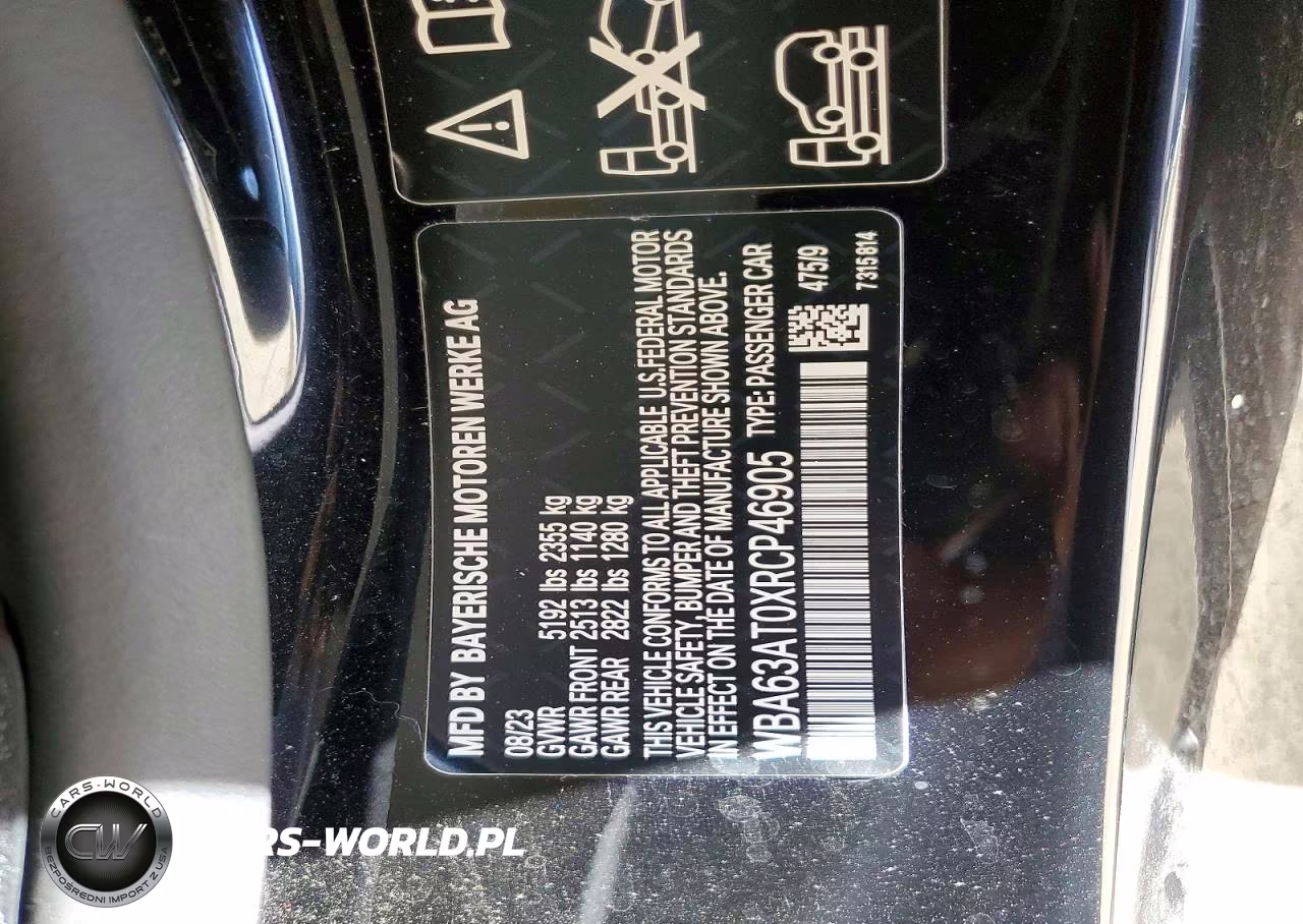 2024 BMW M440Xi VIN:WBA63AT0XRCP46905 - 13