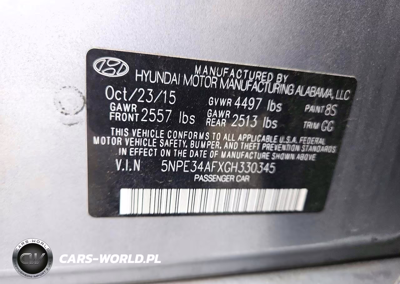 2016 Hyundai Sonata Limited VIN:5NPE34AFXGH330345 - 12