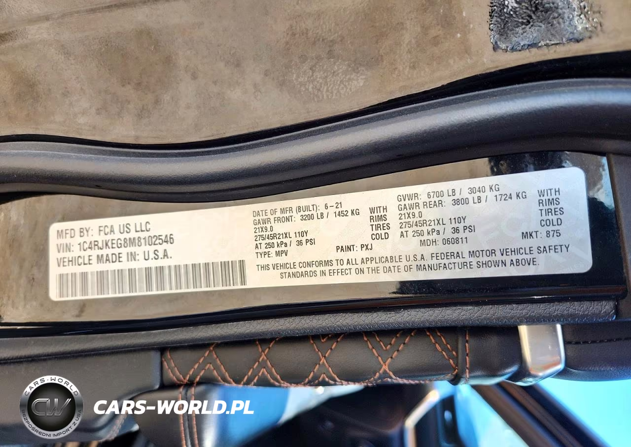 2021 Jeep Grand Cherokee L Summit VIN:1C4RJKEG8M8102546 - 13