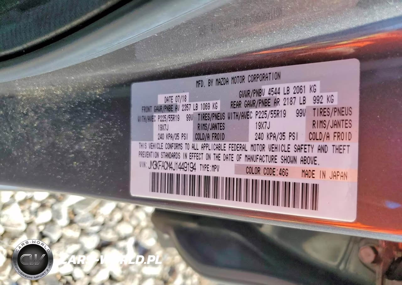 2018 Mazda Cx-5 Touring VIN:JM3KFACM4J1449194 - 12