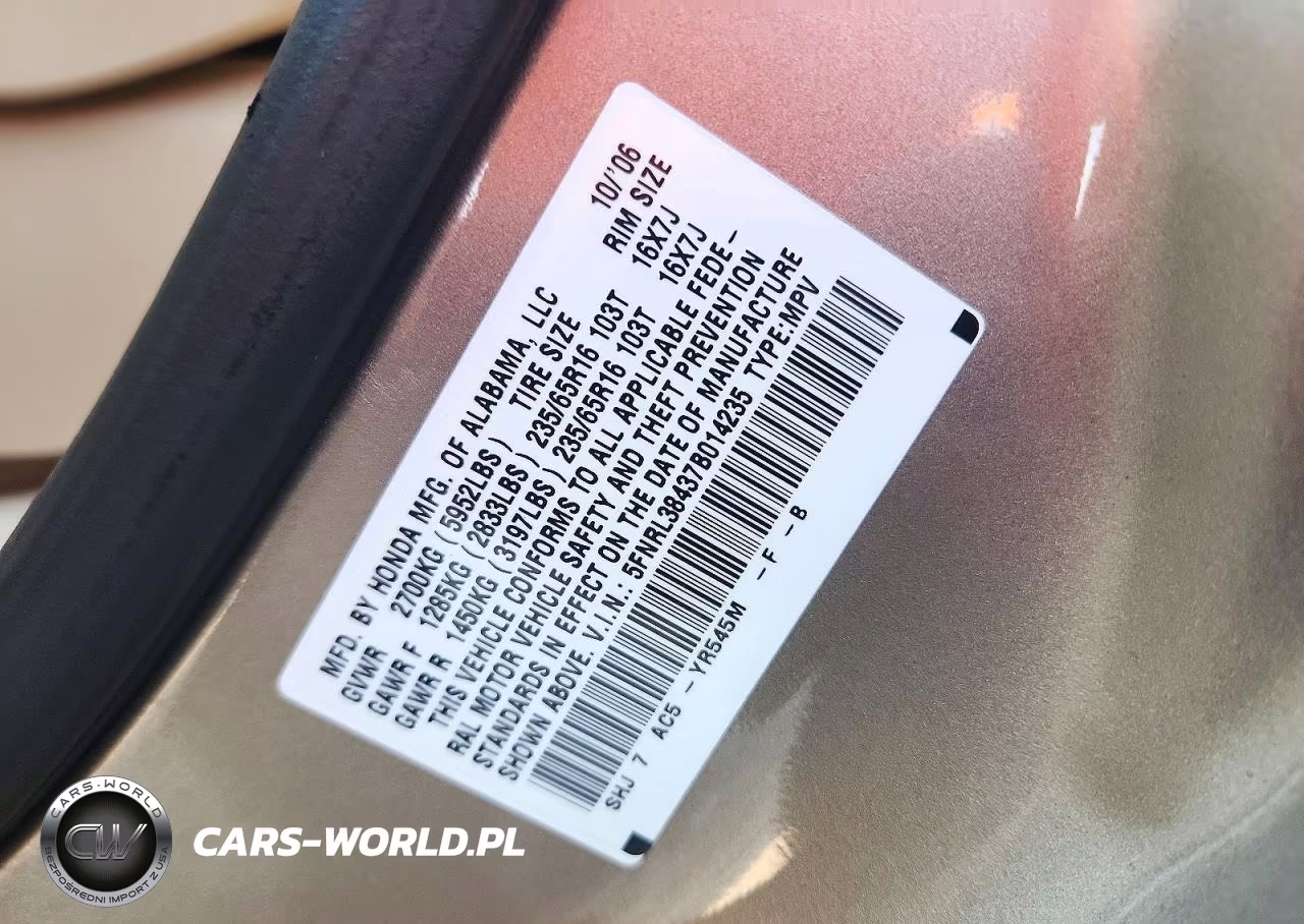 2007 Honda Odyssey Ex VIN:5FNRL38437B014235 - 13