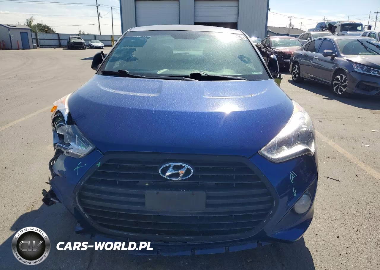 2017 Hyundai Veloster Turbo VIN:KMHTC6AE7HU313175 - 5