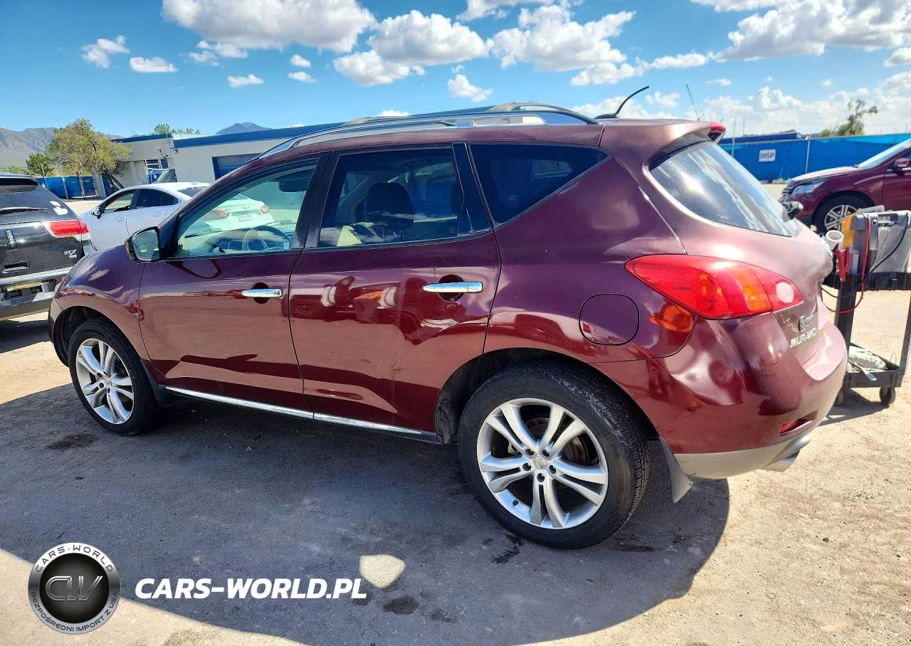 2009 Nissan Murano S VIN:JN8AZ18W89W132012 - 2