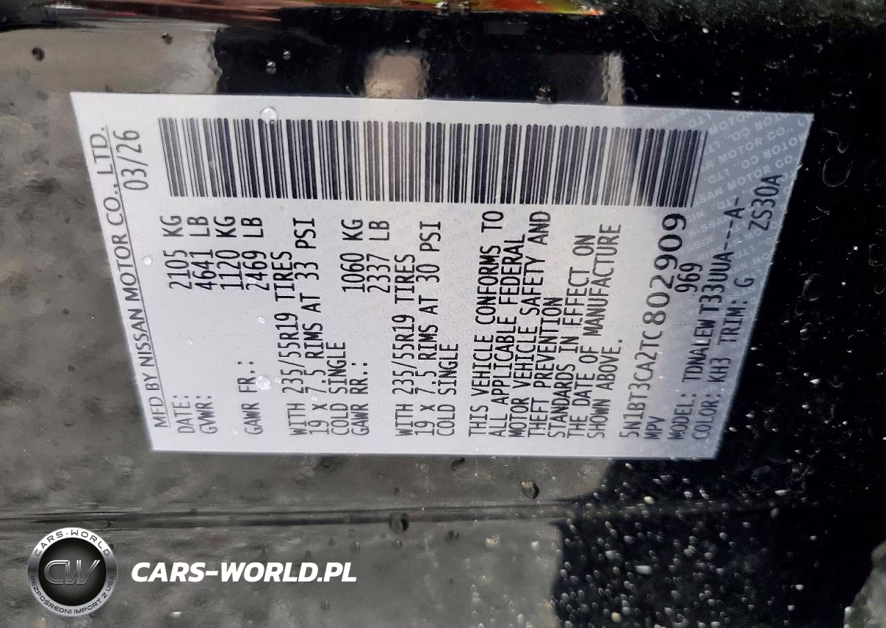 2026 Nissan Rogue Sl VIN:5N1BT3CA2TC802909 - 14