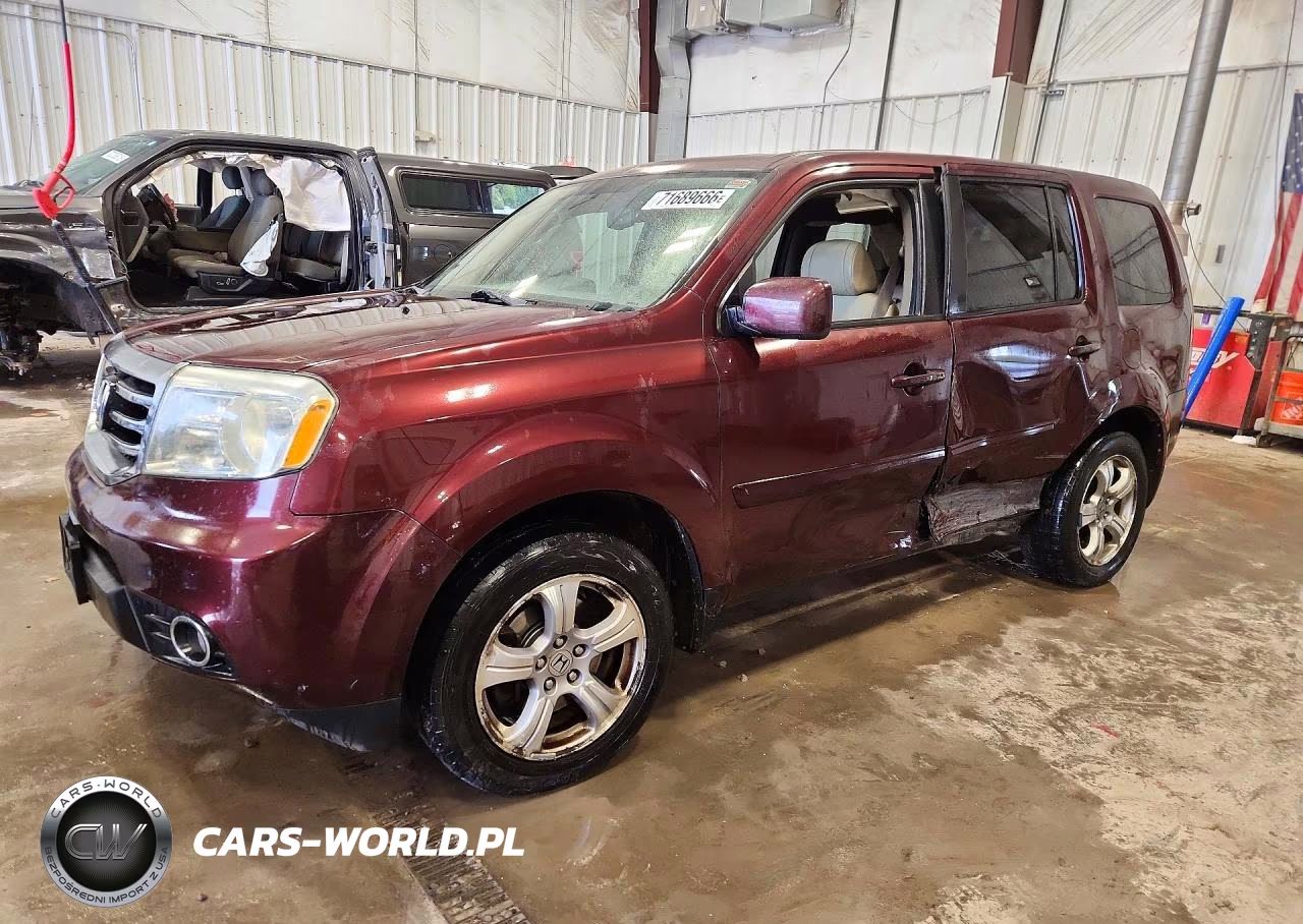 2013 Honda Pilot Exl VIN:5FNYF4H51DB013047 - 1