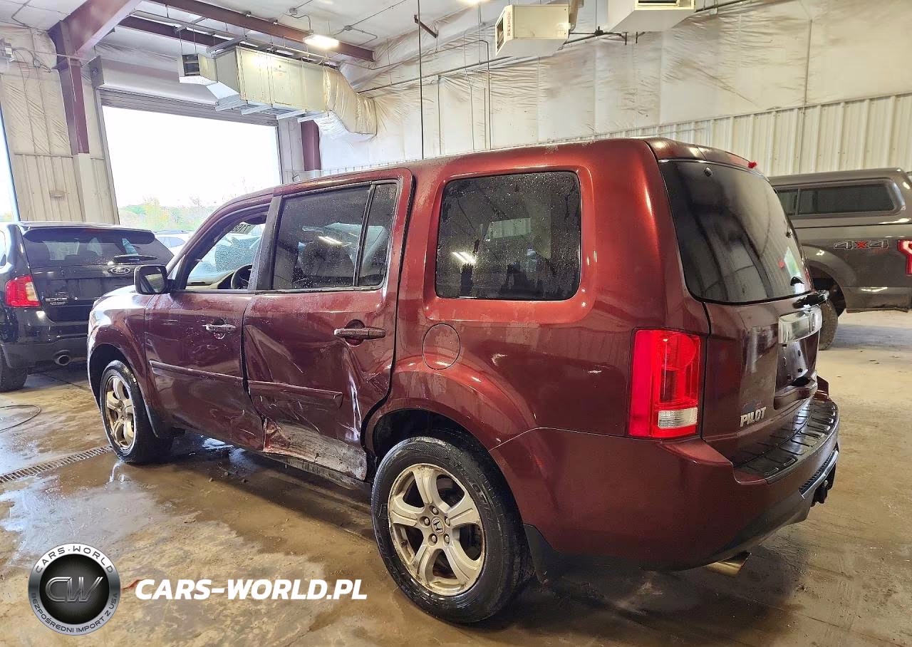 2013 Honda Pilot Exl VIN:5FNYF4H51DB013047 - 2