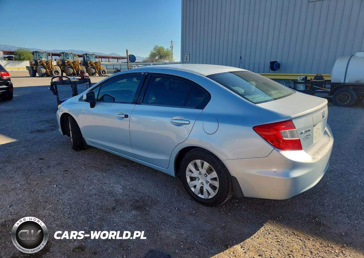 2012 Honda Civic Lx VIN:19XFB2F58CE316180 - 2