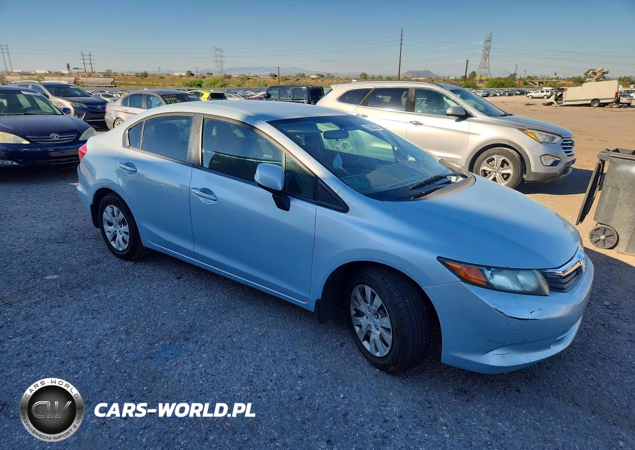 2012 Honda Civic Lx VIN:19XFB2F58CE316180 - 4