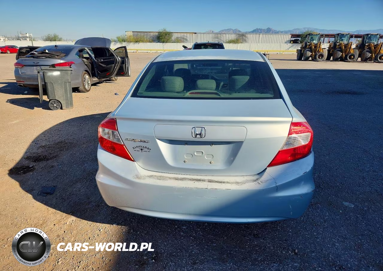 2012 Honda Civic Lx VIN:19XFB2F58CE316180 - 6
