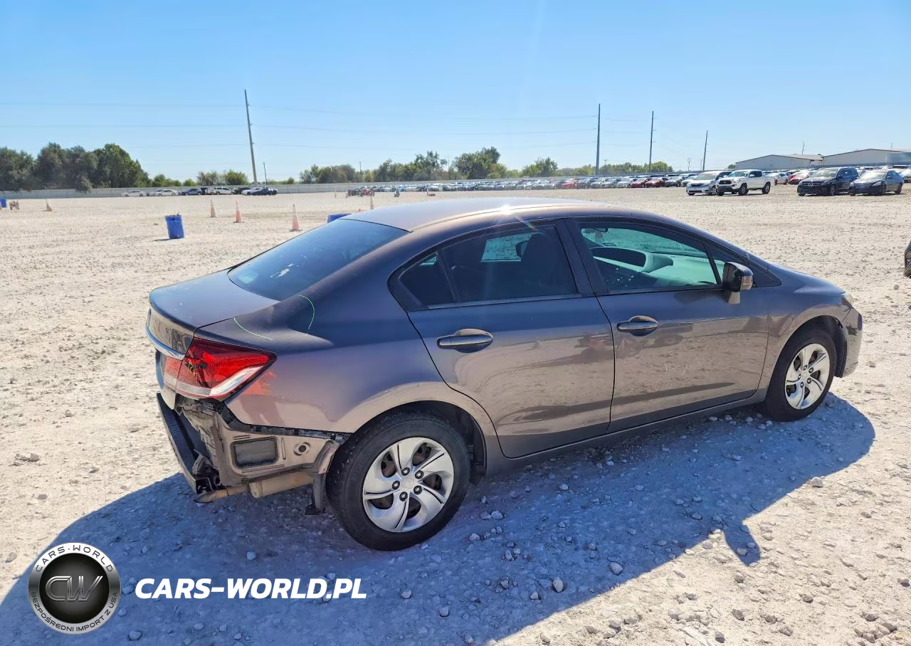 2014 Honda Civic Lx VIN:19XFB2F56EE032503 - 3