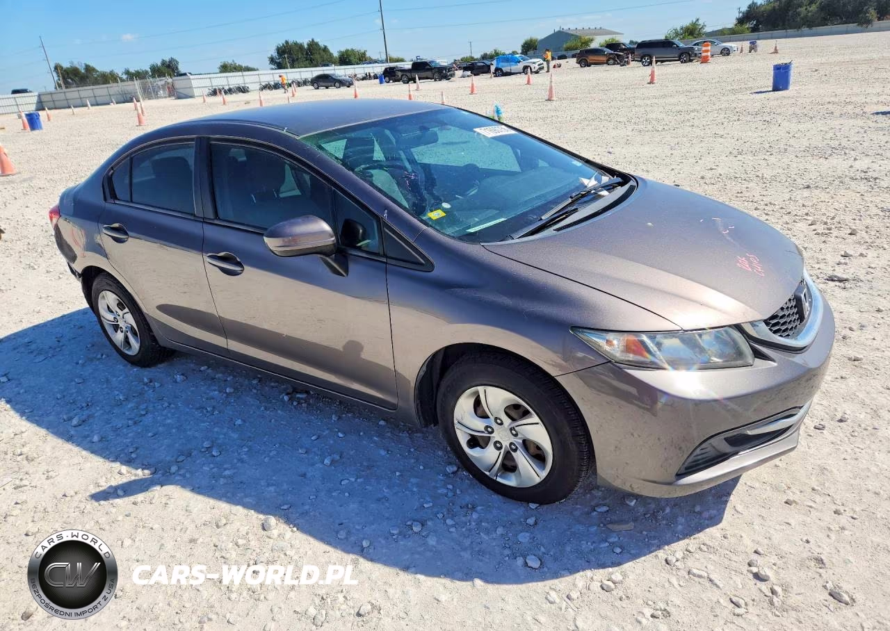 2014 Honda Civic Lx VIN:19XFB2F56EE032503 - 4