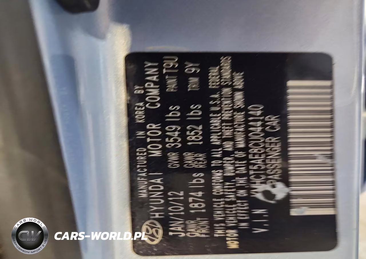 2012 Hyundai Accent Gs VIN:KMHCT5AE8CU044140 - 12