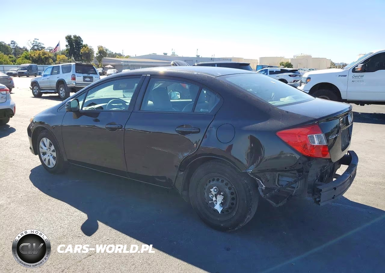 2012 Honda Civic Lx VIN:2HGFB2E59CH530182 - 2