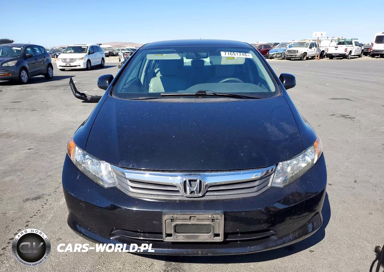 2012 Honda Civic Lx VIN:2HGFB2E59CH530182 - 5