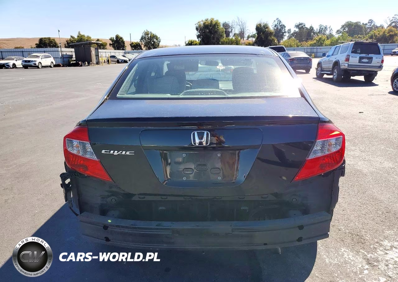 2012 Honda Civic Lx VIN:2HGFB2E59CH530182 - 6