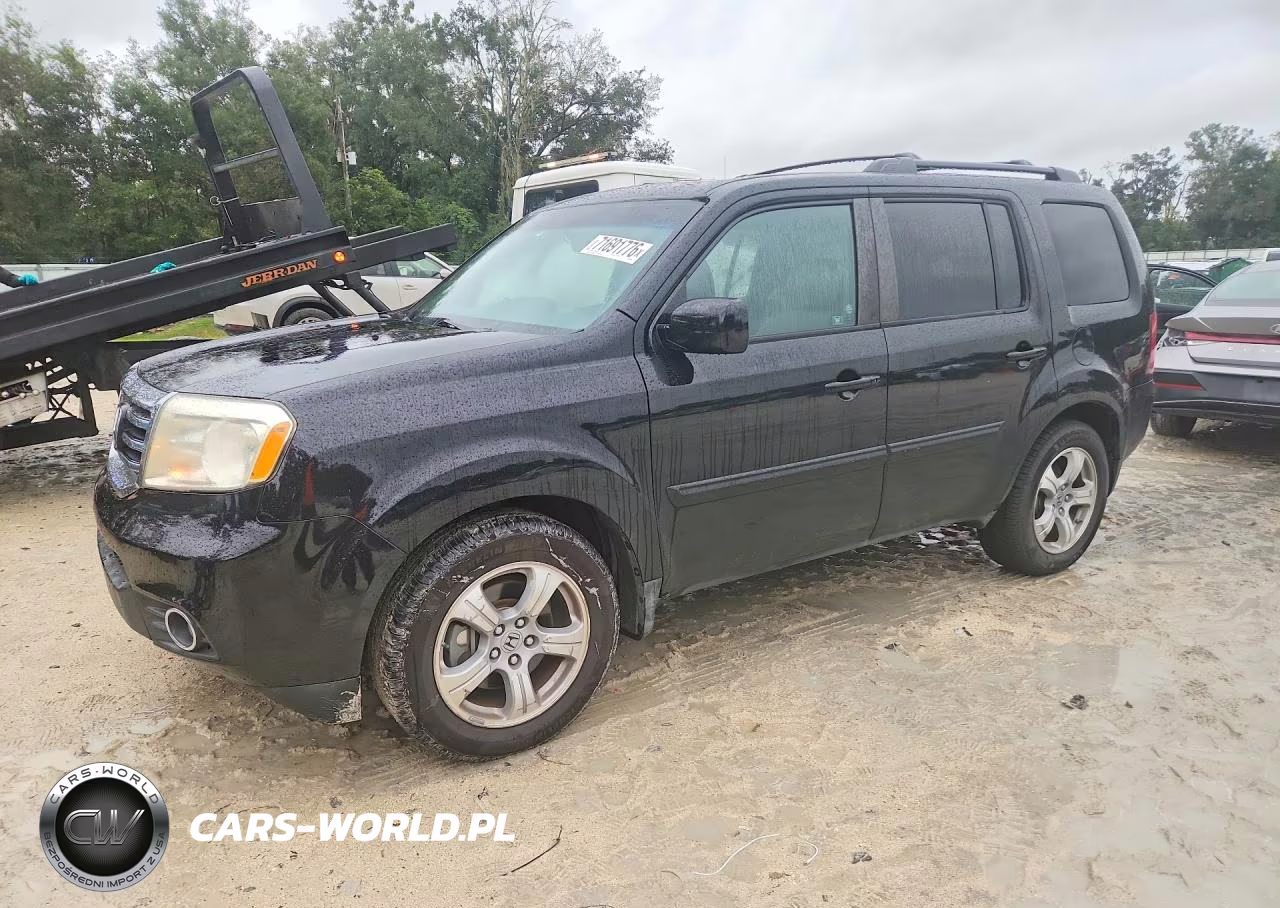 2012 Honda Pilot Exl VIN:5FNYF3H56CB002652 - 1