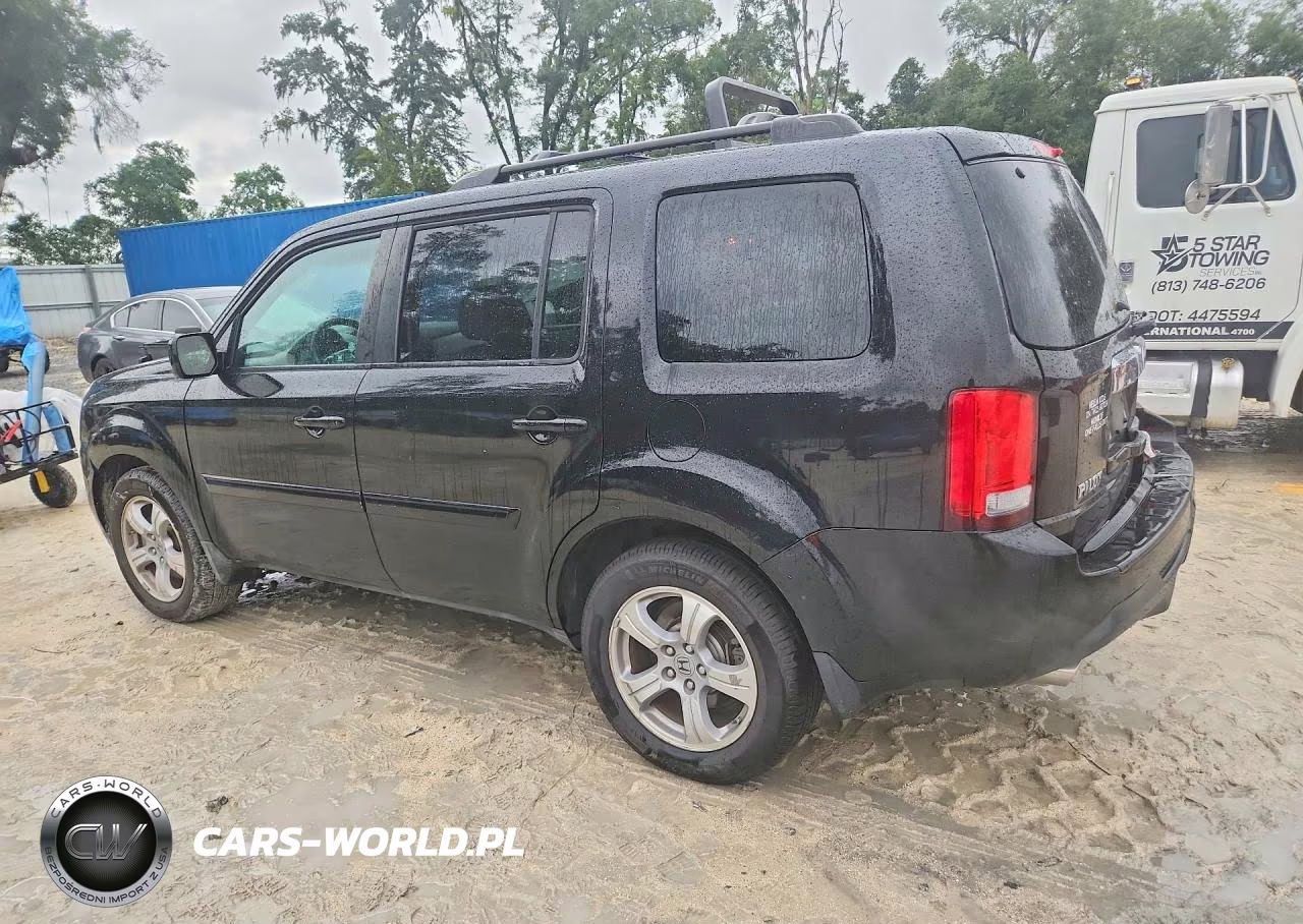 2012 Honda Pilot Exl VIN:5FNYF3H56CB002652 - 2