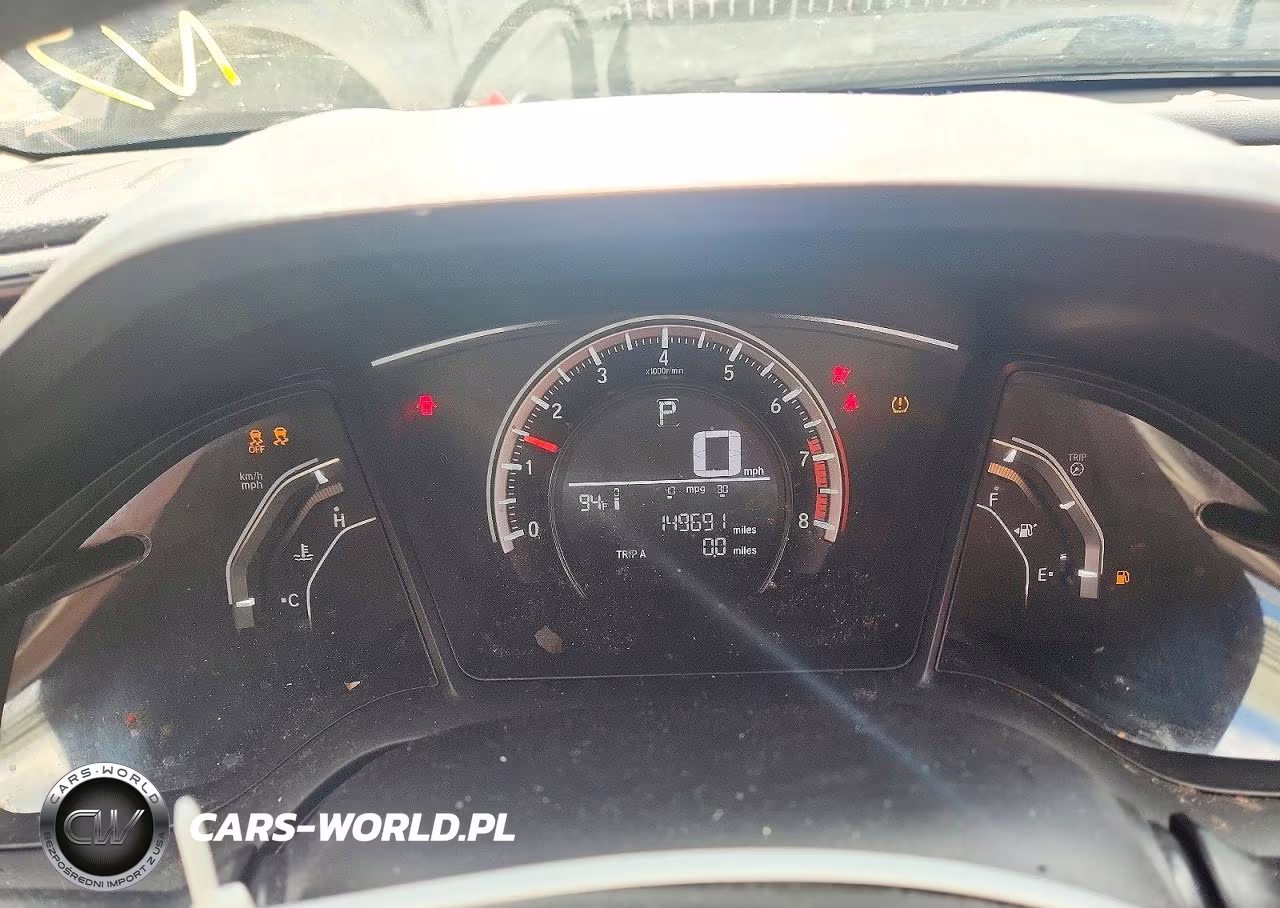 2016 Honda Civic Lx VIN:19XFC2F52GE098952 - 9