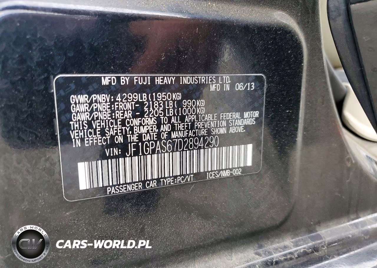 2013 Subaru Impreza Sport Limited VIN:JF1GPAS67D2894290 - 14