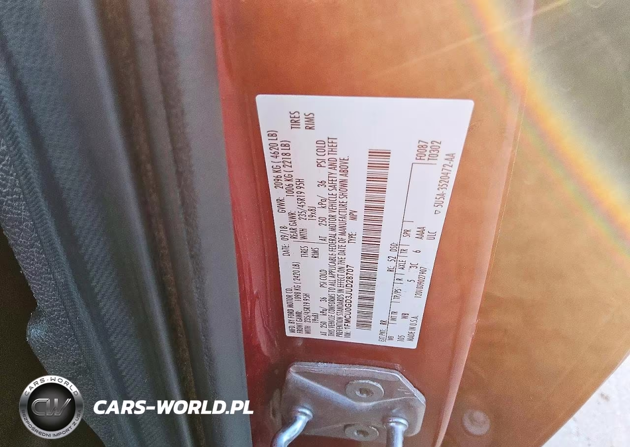 2018 Ford Escape Se VIN:1FMCU0GD3JUD28707 - 13