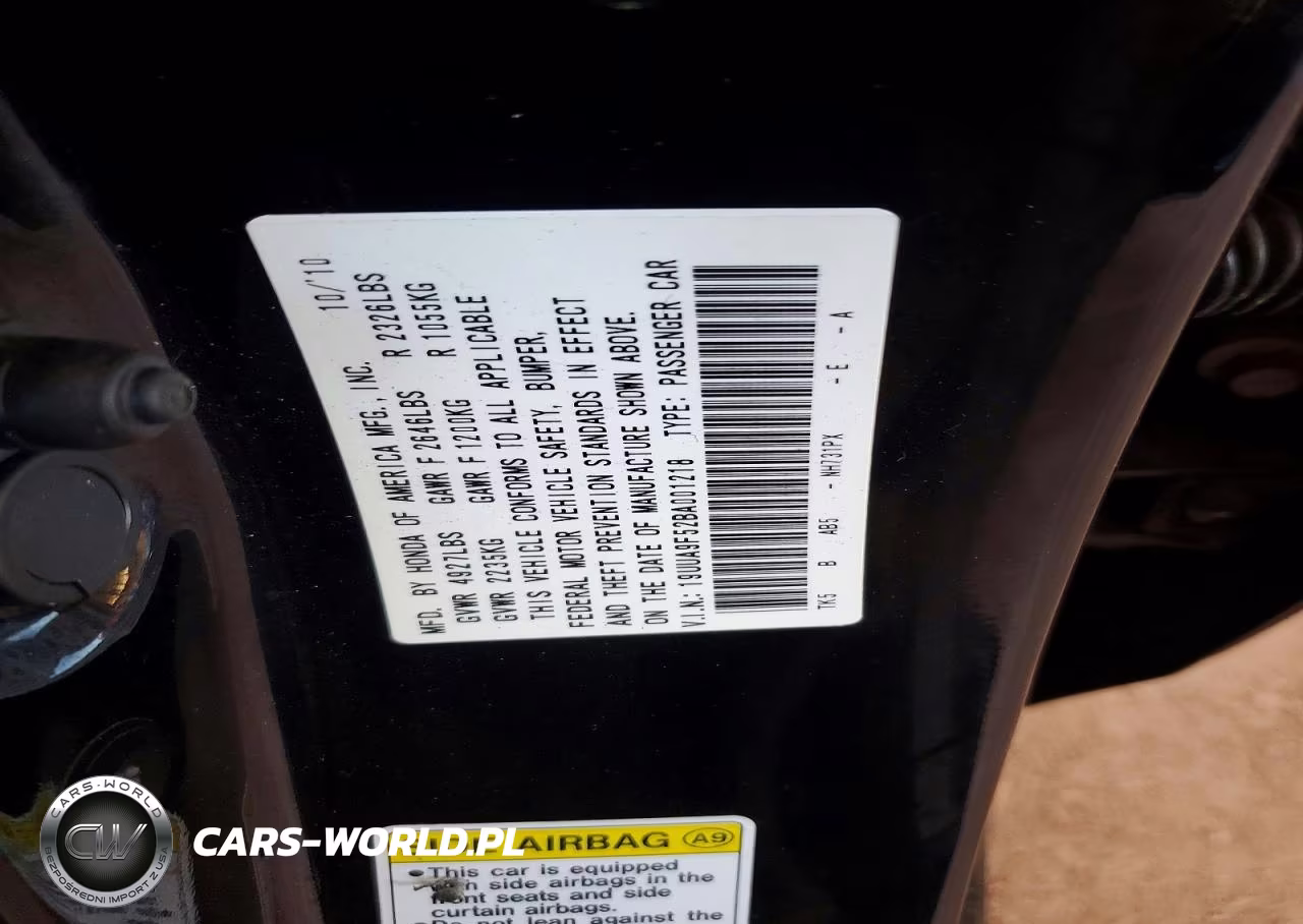 2011 Acura Tl VIN:19UUA9F52BA001218 - 12