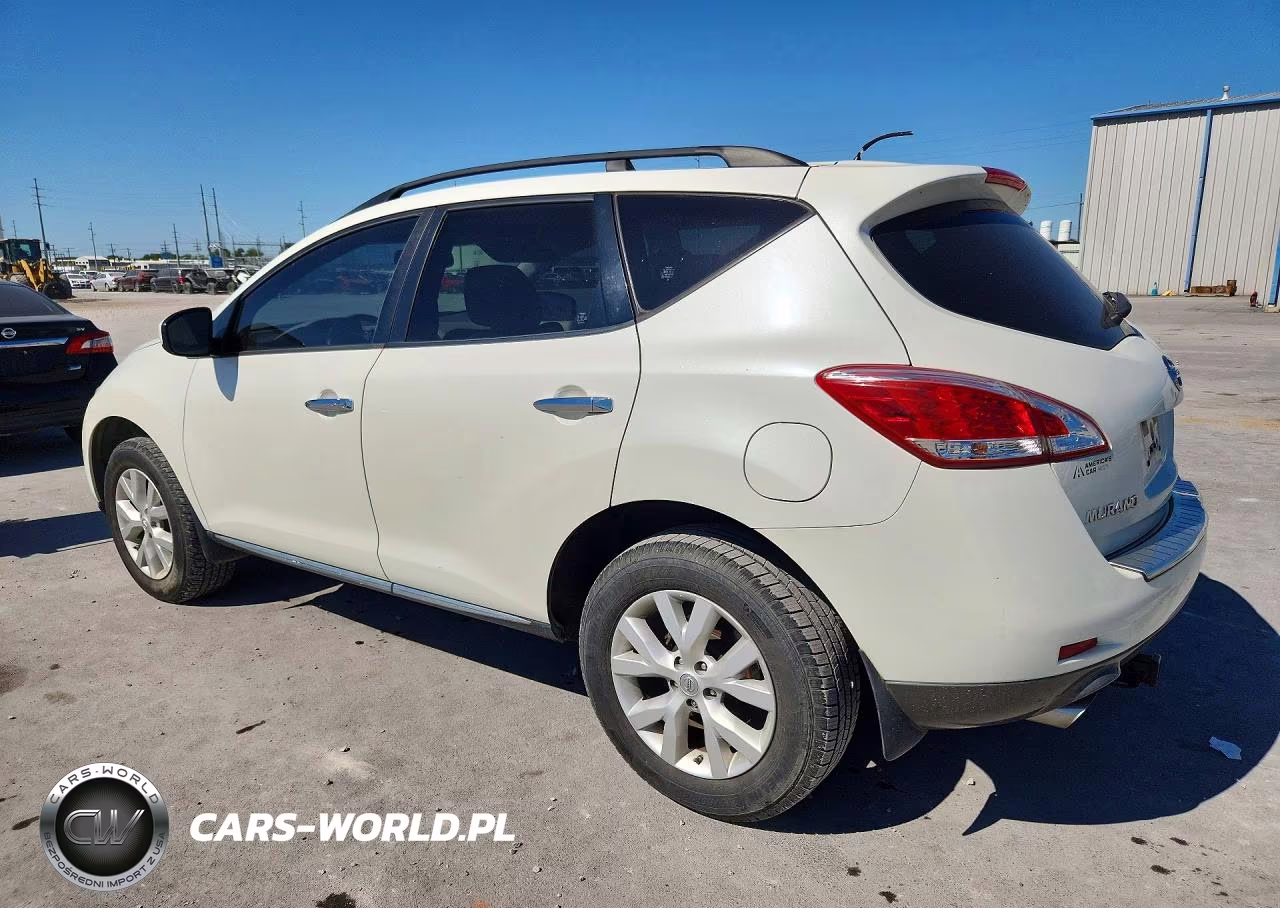 2014 Nissan Murano Sl VIN:JN8AZ1MU9EW407918 - 2