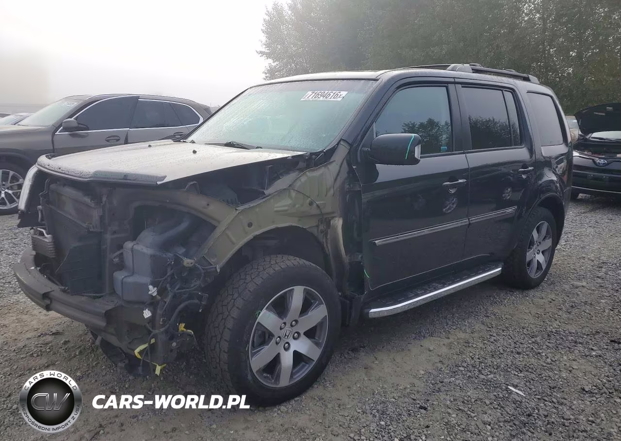 2014 Honda Pilot Touring VIN:5FNYF4H90EB048909 - 1