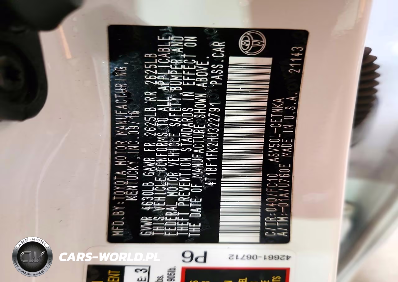 2017 Toyota Camry Le VIN:4T1BF1FK2HU322791 - 12
