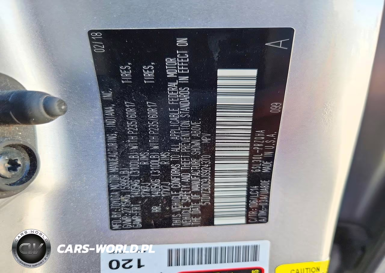 2018 Toyota Sienna Xle 8-Passenger VIN:5TDYZ3DC9JS924370 - 13