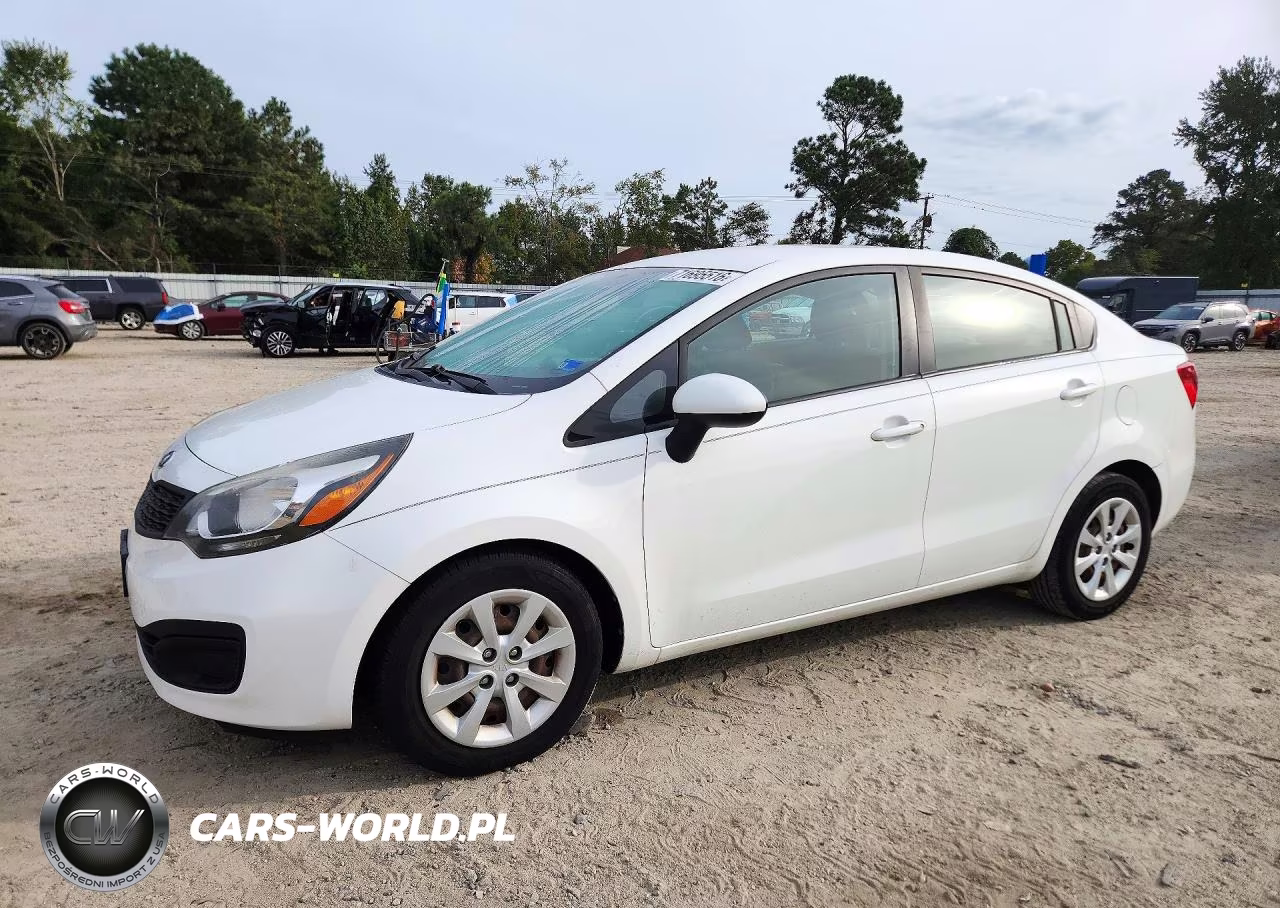 2014 Kia Rio Lx VIN:KNADM4A33E6399591 - 1