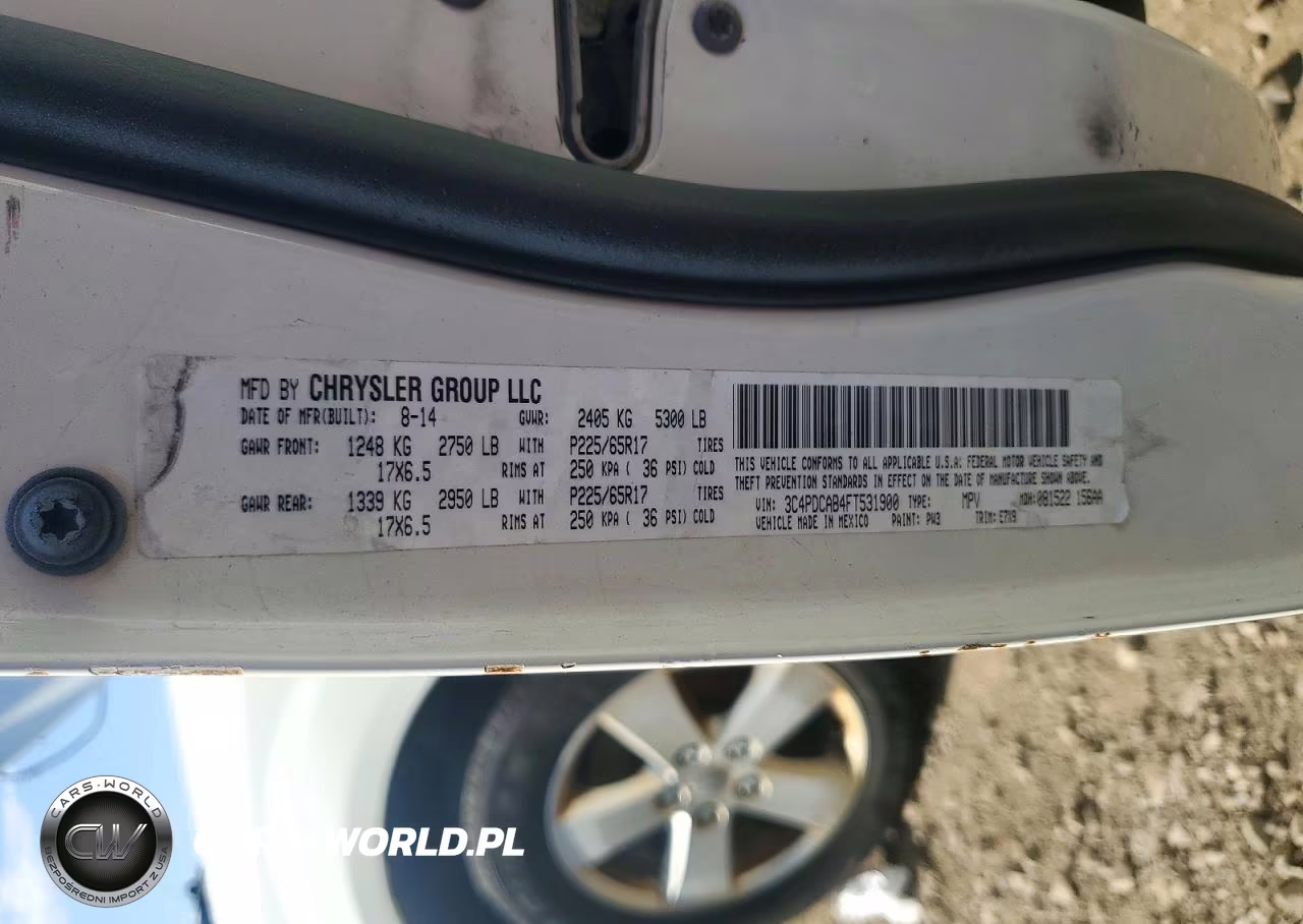 2015 Dodge Journey Se VIN:3C4PDCAB4FT531900 - 13