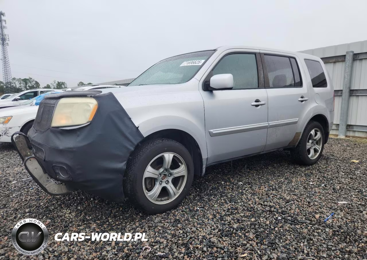 2012 Honda Pilot Exln VIN:5FNYF3H73CB017191 - 1