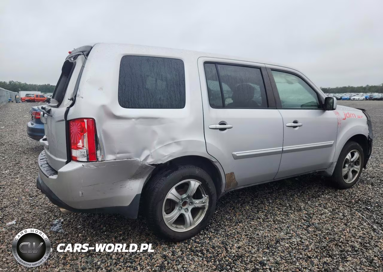 2012 Honda Pilot Exln VIN:5FNYF3H73CB017191 - 3