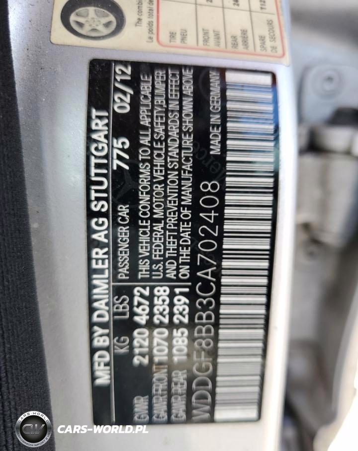 2012 Mercedes-Benz C 300 4Matic VIN:WDDGF8BB3CA702408 - 12