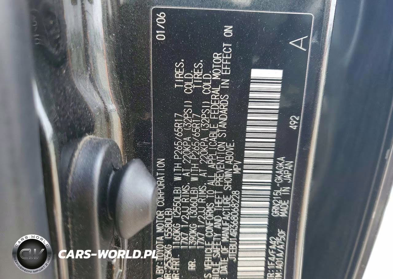 2006 Toyota 4Runner Sr5 VIN:JTEBU14R368068228 - 13