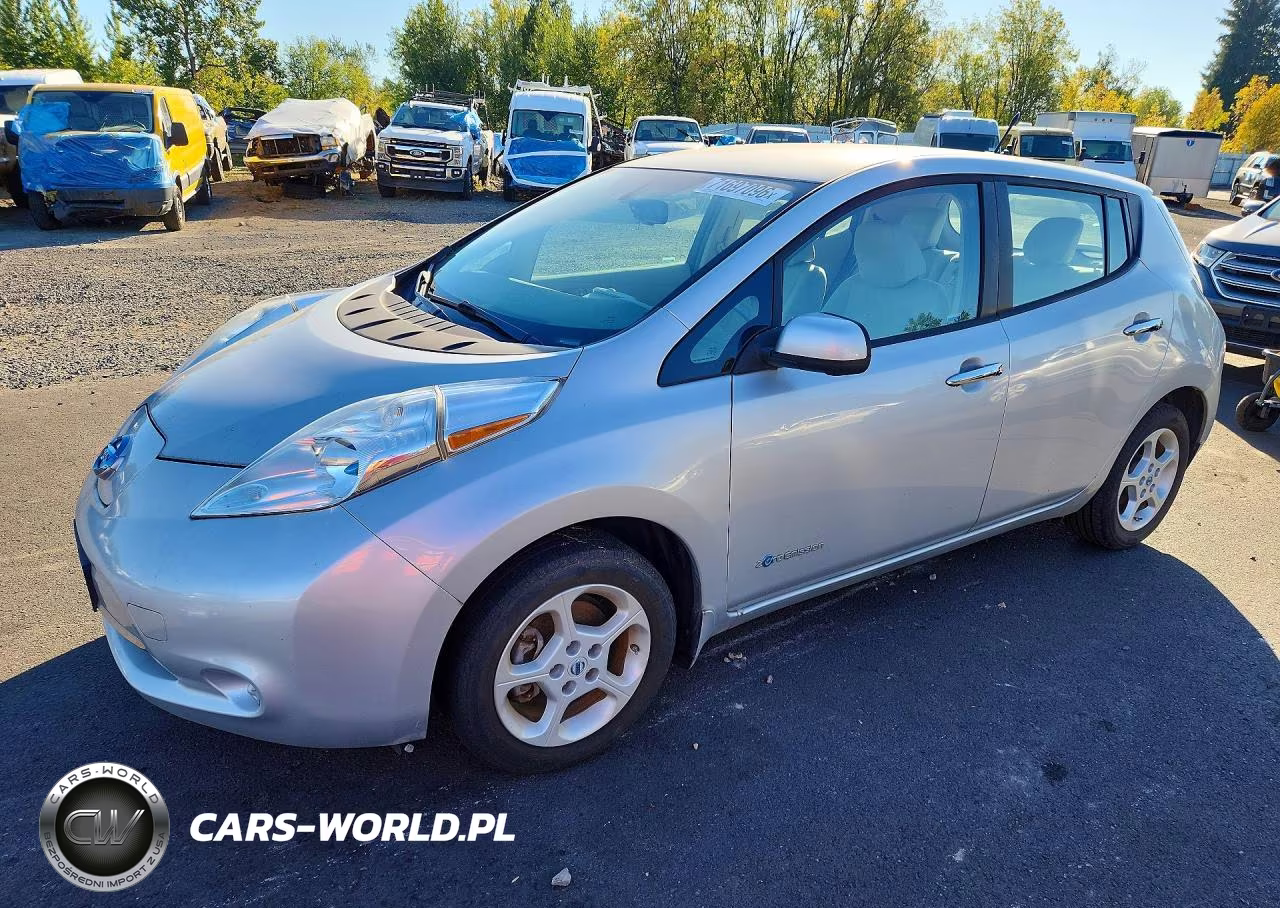 2013 Nissan Leaf S VIN:1N4AZ0CP8DC402782 - 1