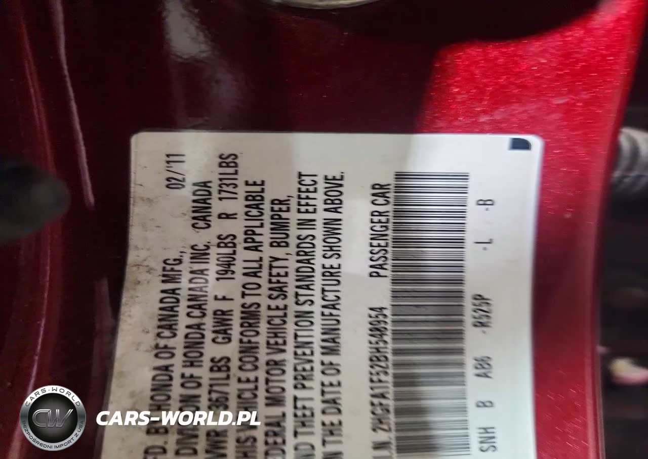 2011 Honda Civic Lx VIN:2HGFA1F52BH548954 - 13