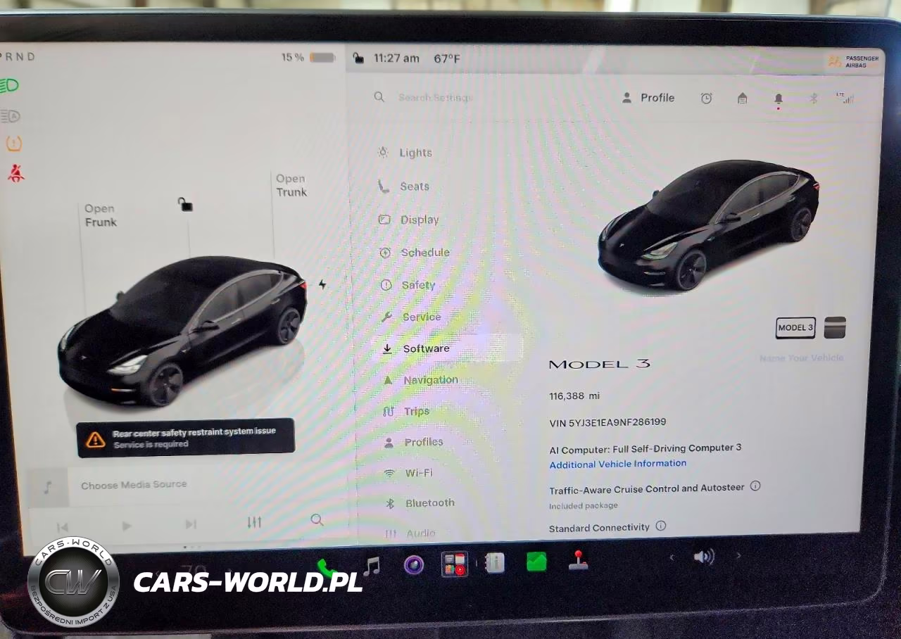 2022 Tesla Model 3 VIN:5YJ3E1EA9NF286199 - 9