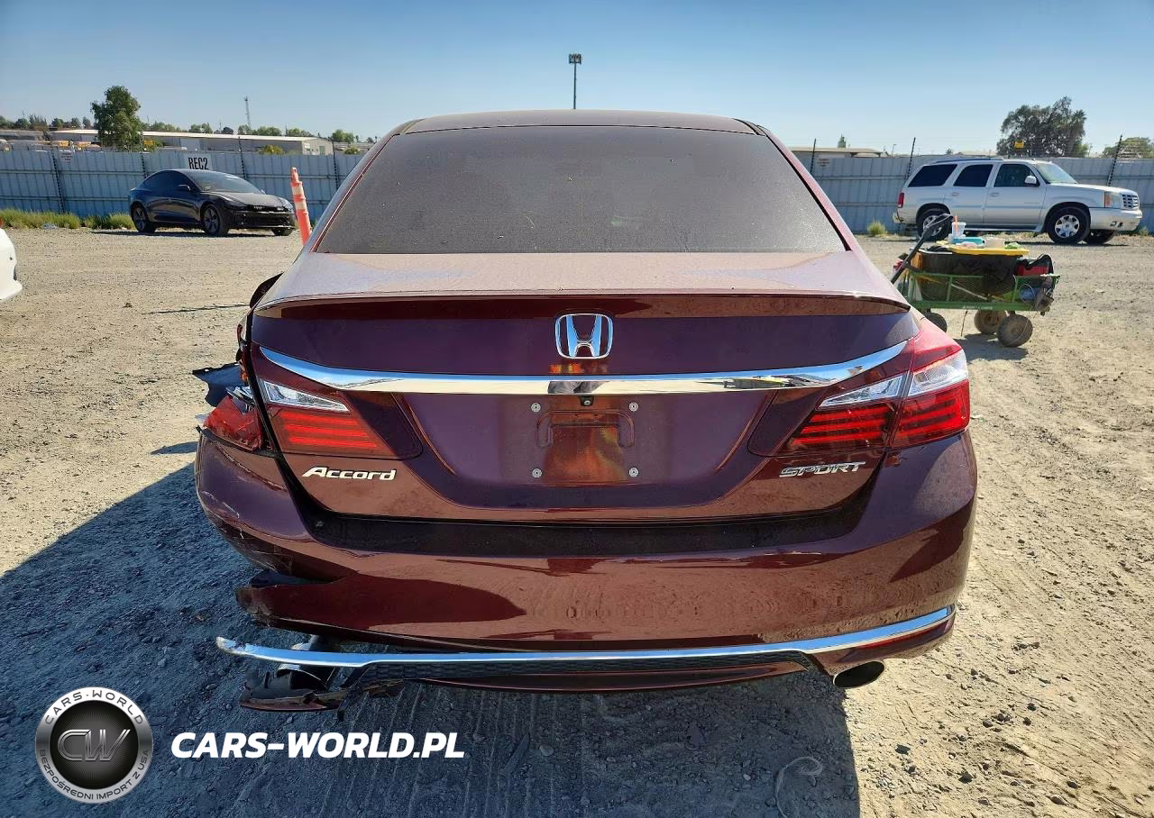 2016 Honda Accord Sport VIN:1HGCR2F59GA080227 - 6