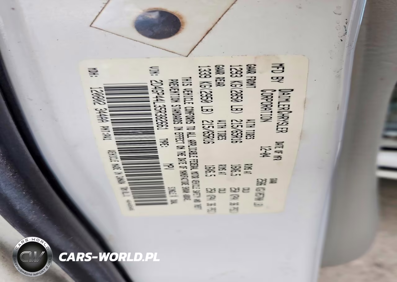 2005 Dodge Grand Caravan Sxt VIN:2D4GP44L35R382661 - 13