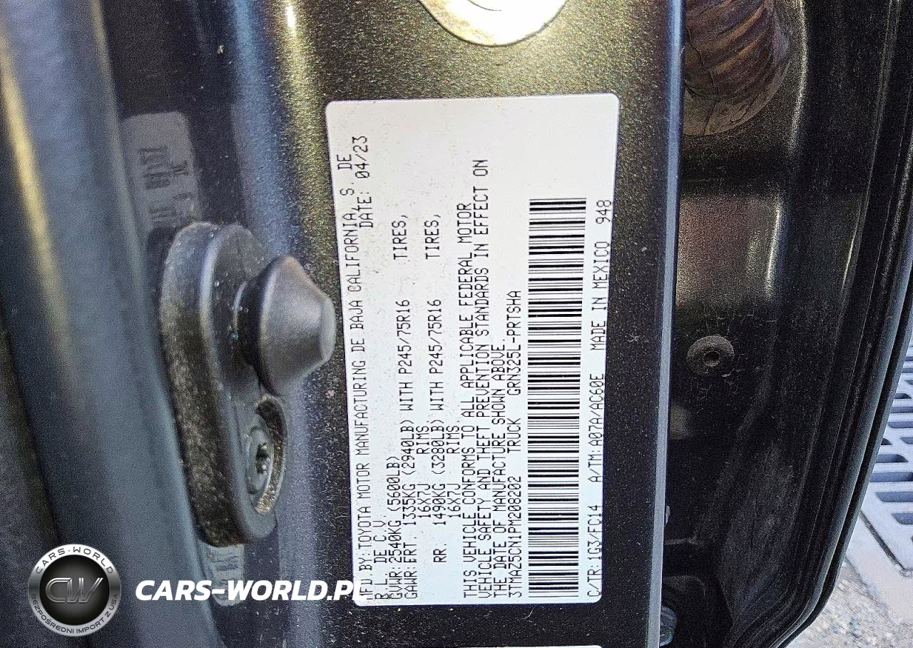 2023 Toyota Tacoma Sr5 V6 VIN:3TMAZ5CN1PM208202 - 12