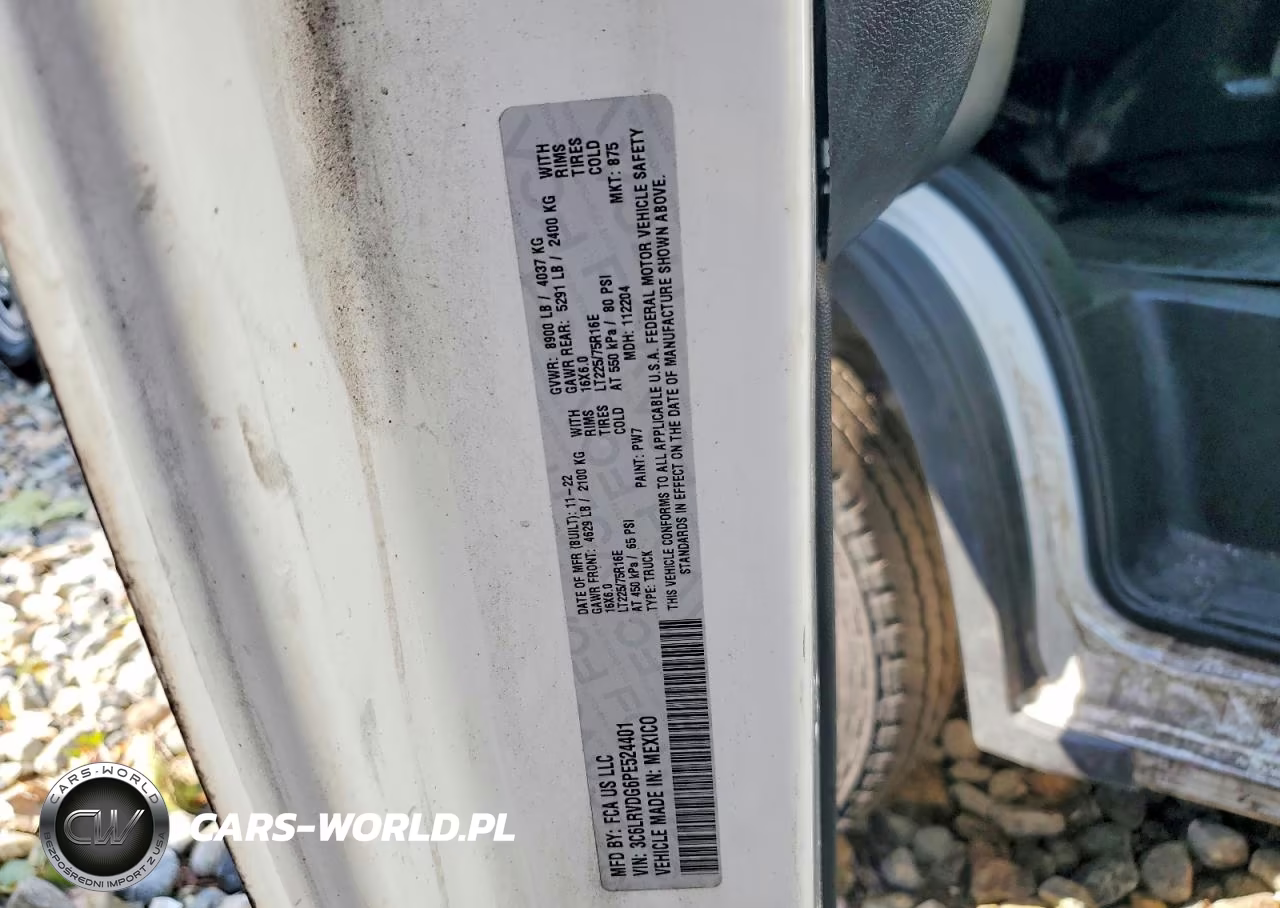2023 Ram Promaster 2500 Delivery Van VIN:3C6LRVDG6PE524401 - 14