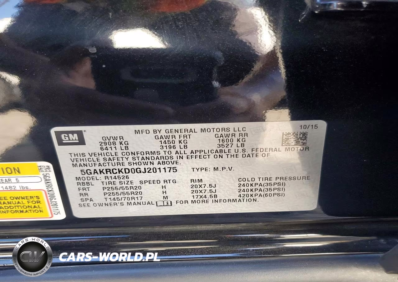 2016 Buick Enclave VIN:5GAKRCKD0GJ201175 - 13