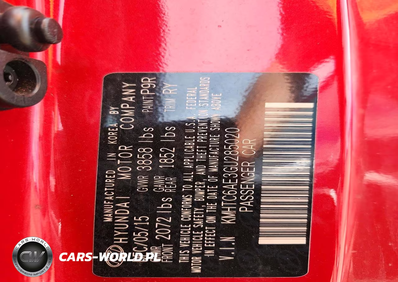 2016 Hyundai Veloster Turbo VIN:KMHTC6AE3GU285020 - 12