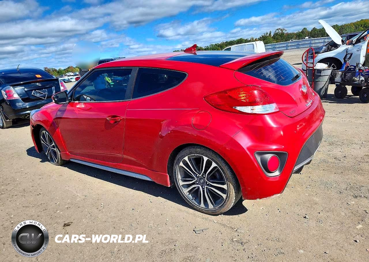 2016 Hyundai Veloster Turbo VIN:KMHTC6AE3GU285020 - 2