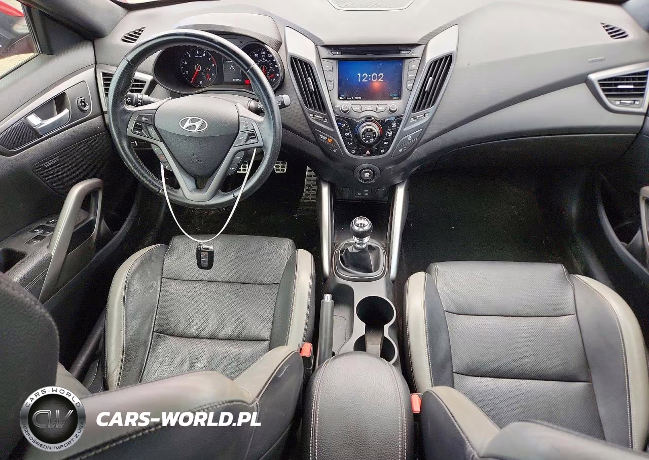 2016 Hyundai Veloster Turbo VIN:KMHTC6AE3GU285020 - 8
