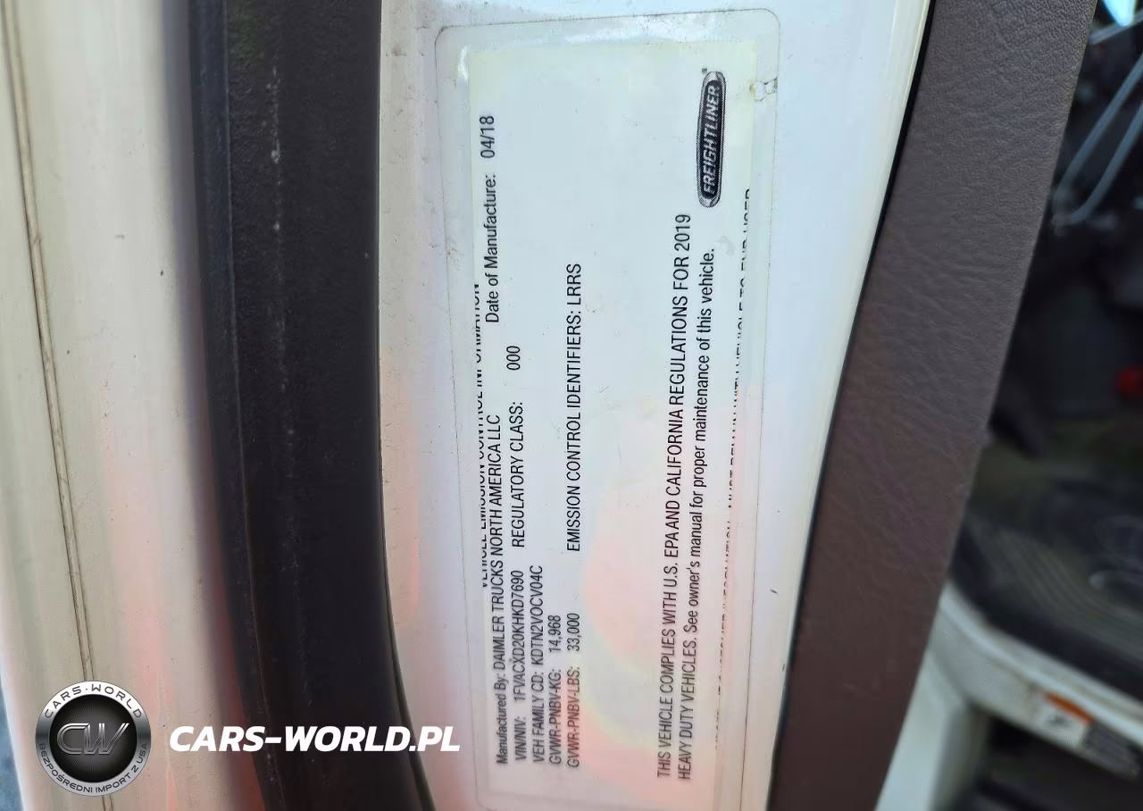 2019 Freightliner Business Class M2 Box Truck VIN:1FVACXD20KHKD7690 - 13
