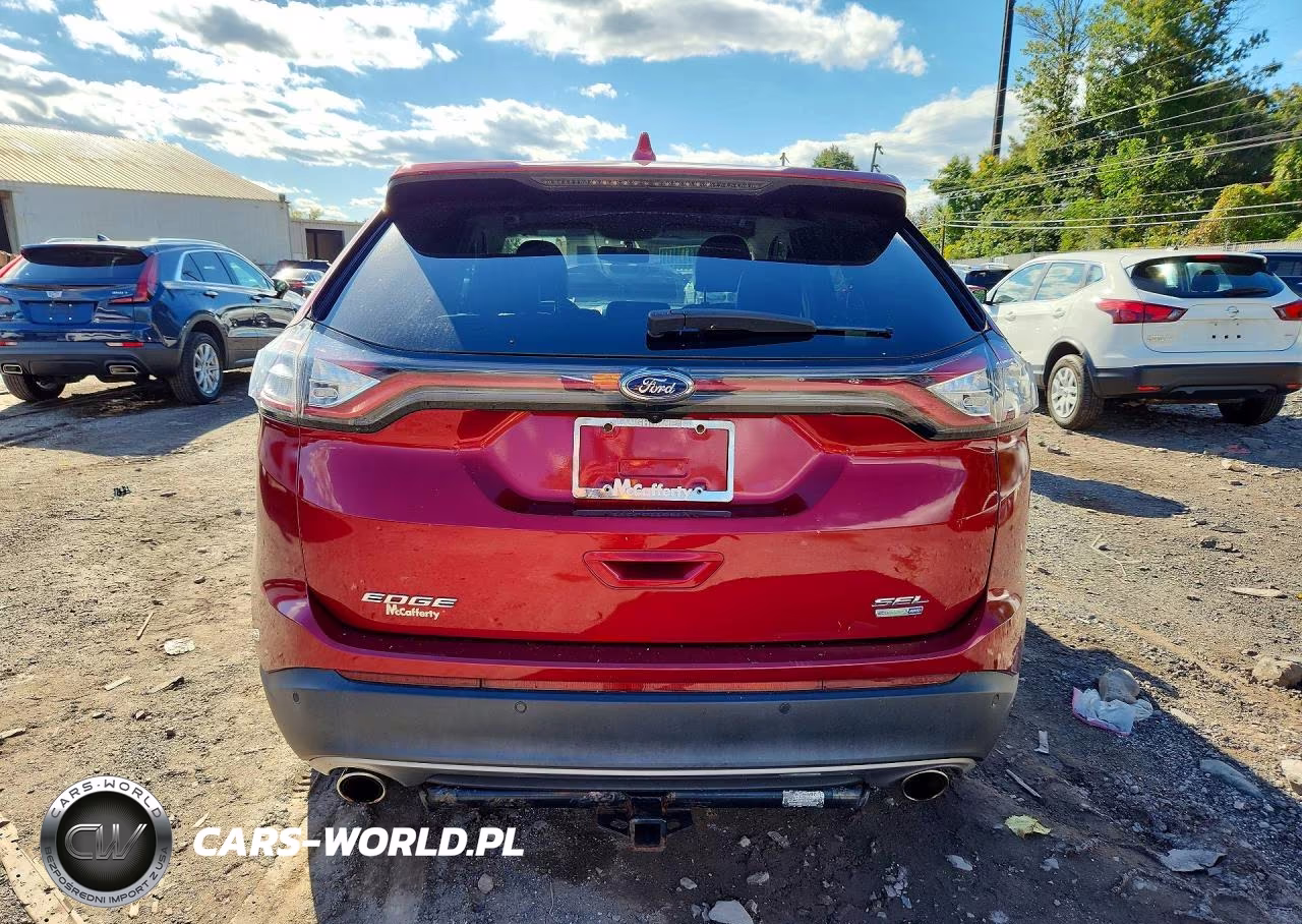 2017 Ford Edge Sel VIN:2FMPK4J97HBC13966 - 6