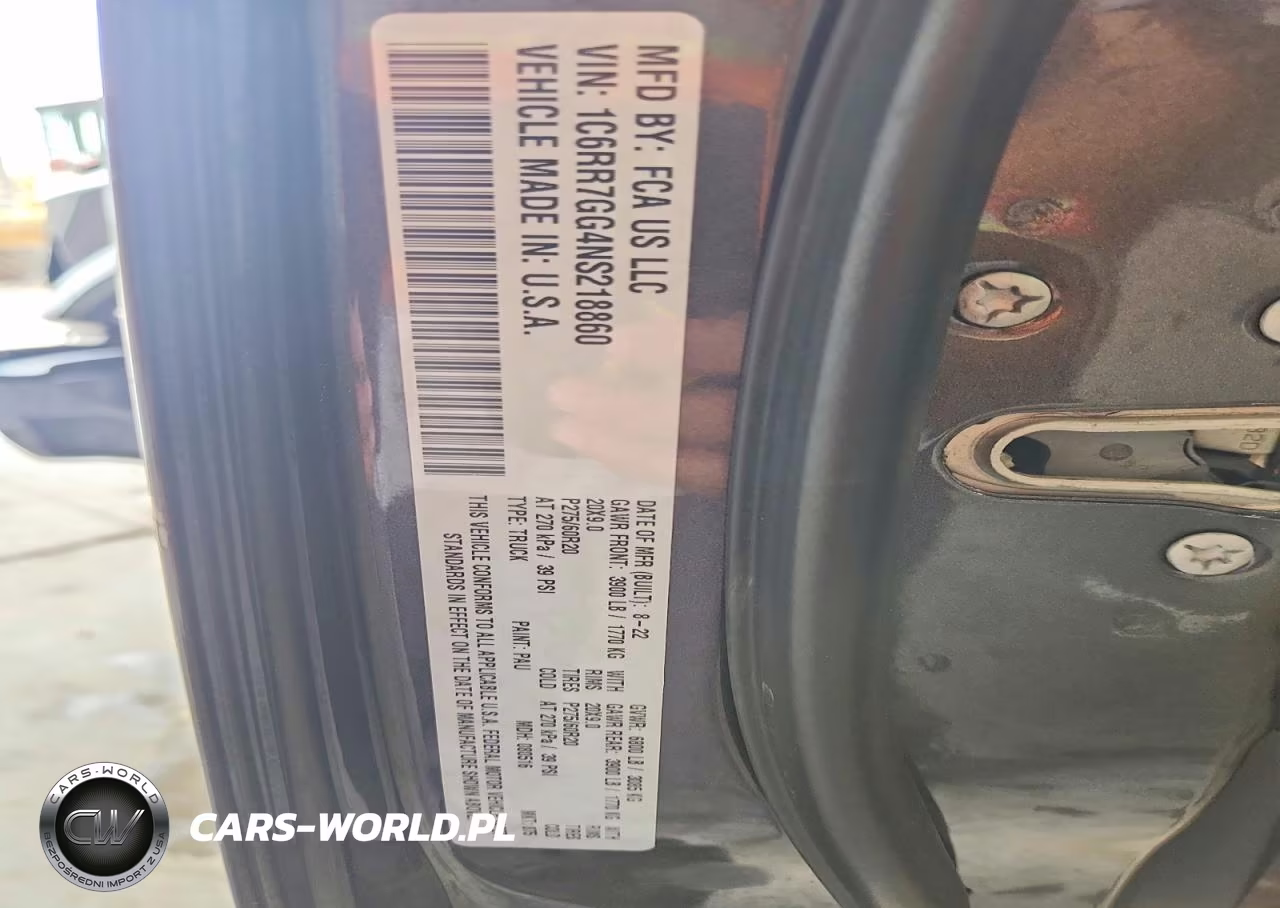 2022 Ram 1500 Classic Slt VIN:1C6RR7GG4NS218860 - 12